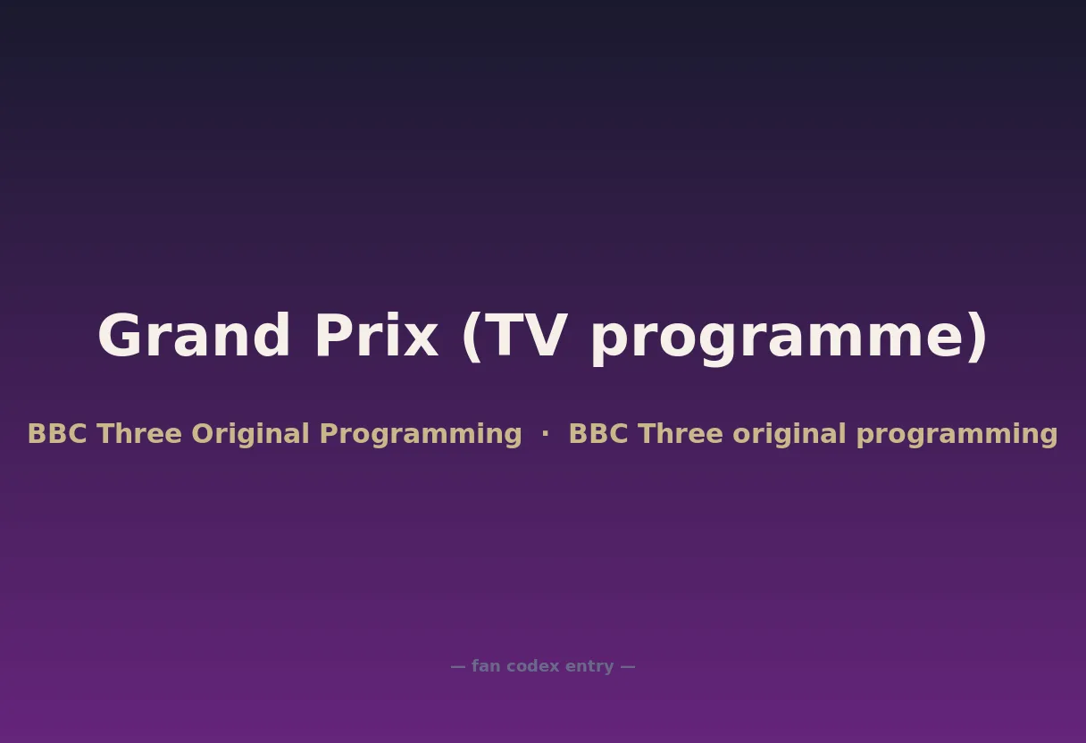 Grand Prix (TV programme)